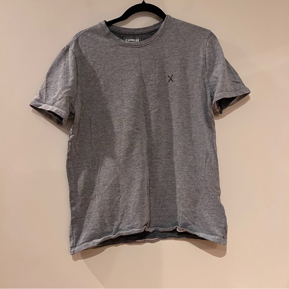 Express Men’s Gray Short Sleeve Top